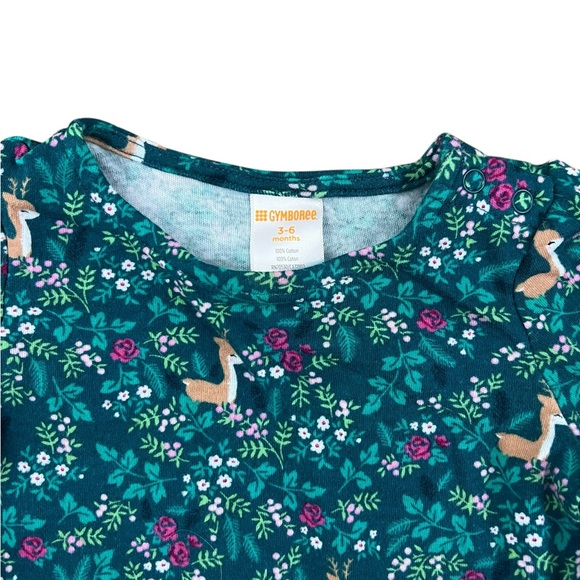 Gymboree Longsleeve Christmas Dress 3-6 Months - Picture 2 of 4